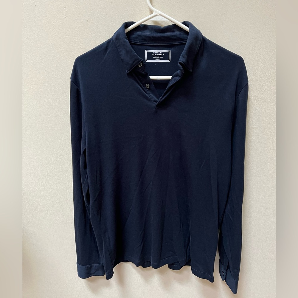 Charles Tyrwhitt collared long sleeve shirt